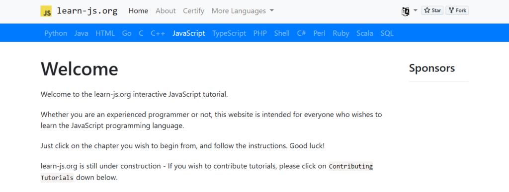 Learn-JS.org