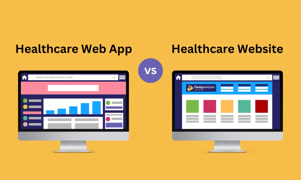 Healthcare web app vs web development