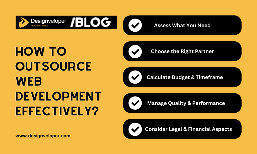 how to outsource web development effectively