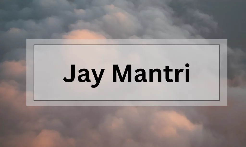 Jay Mantri