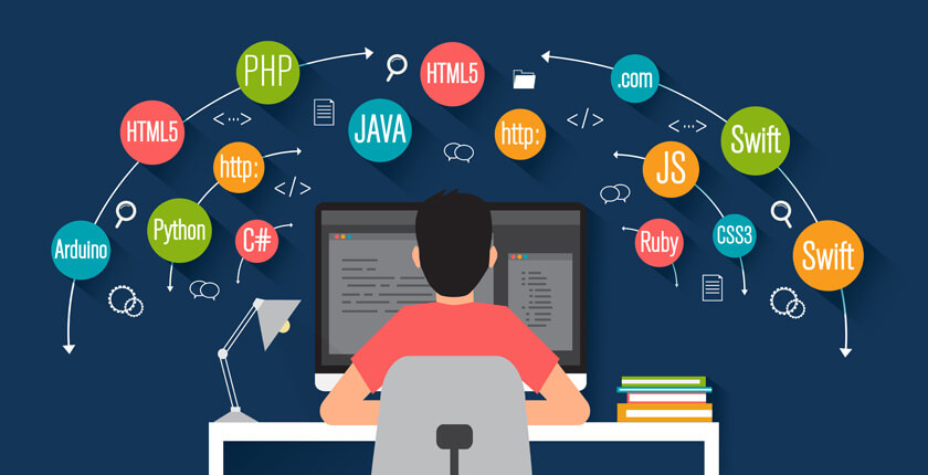 Java, JavaScript, NodeJS, Golang, Python, Swift, C/C++, programming languages