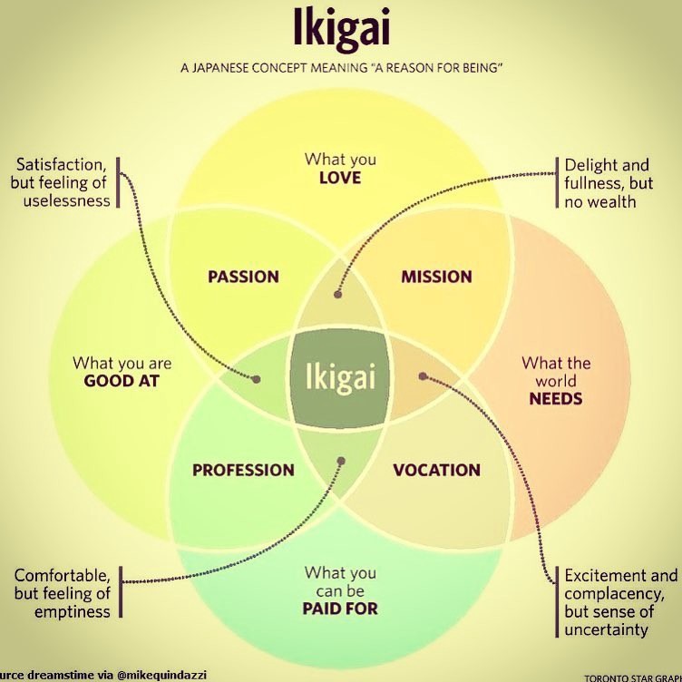 Ikigai map