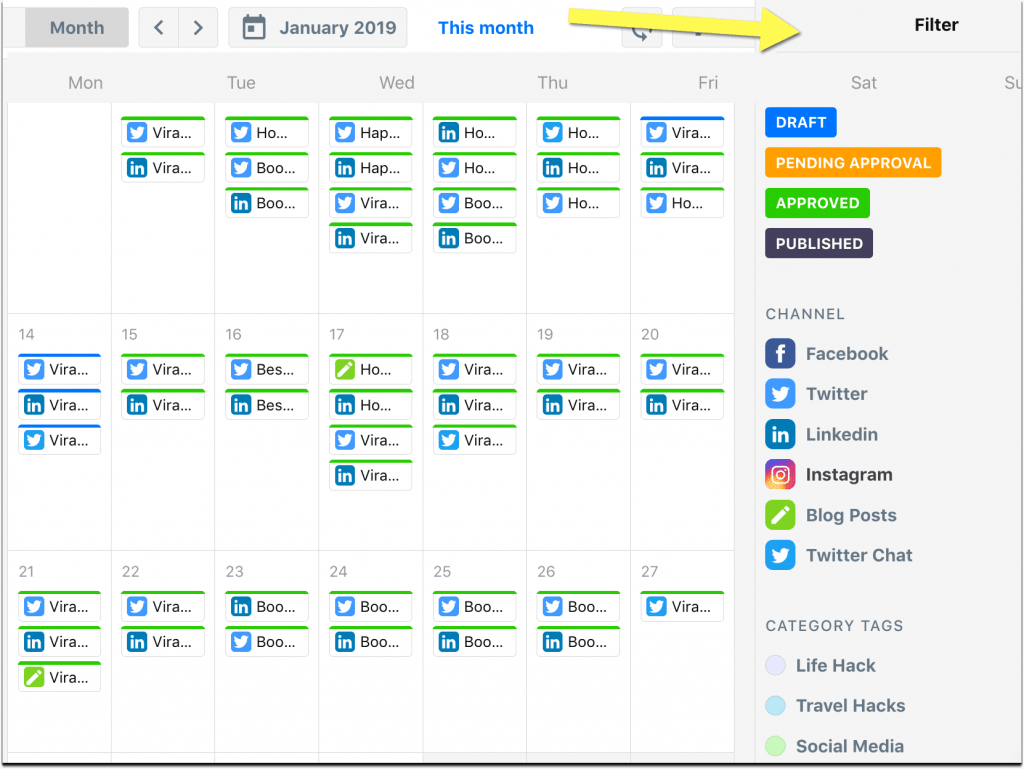 Saas ideas, content planning tools