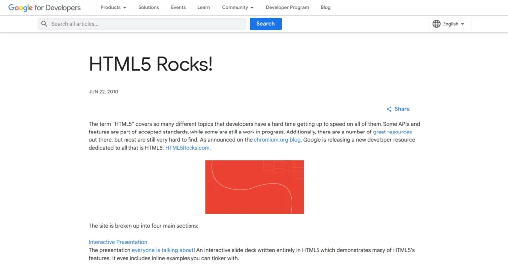 HTML5 Rocks