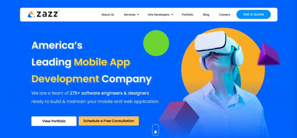 Zazz - Android app development companies in USA